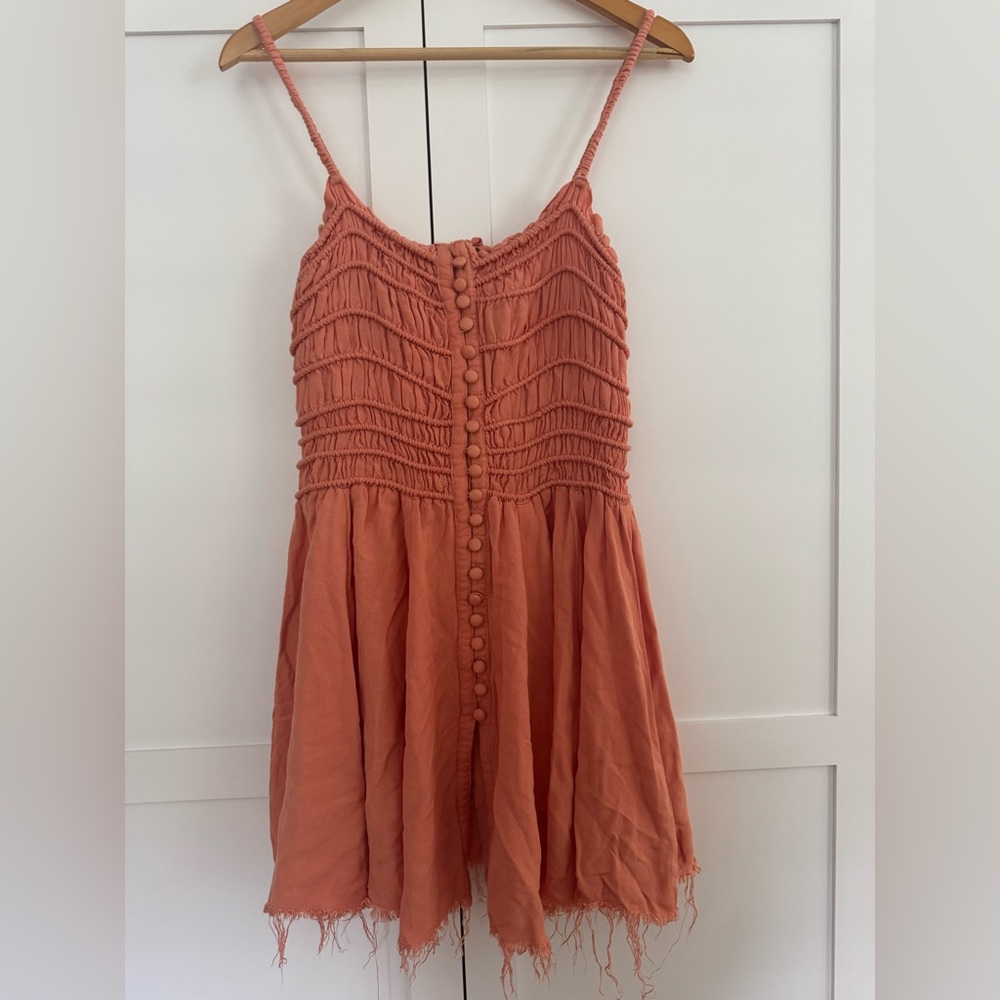 Vintage Havana Deep Coral Dress Size M